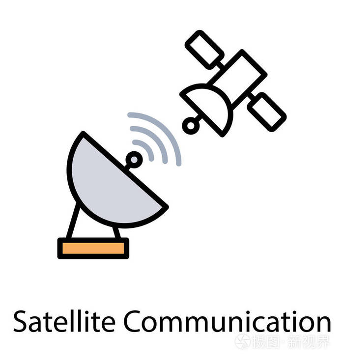 基于衛星的通信系統圖標設計 視覺語言與科技感深度融合